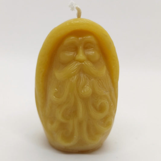 Old Man Winter Beeswax Candle